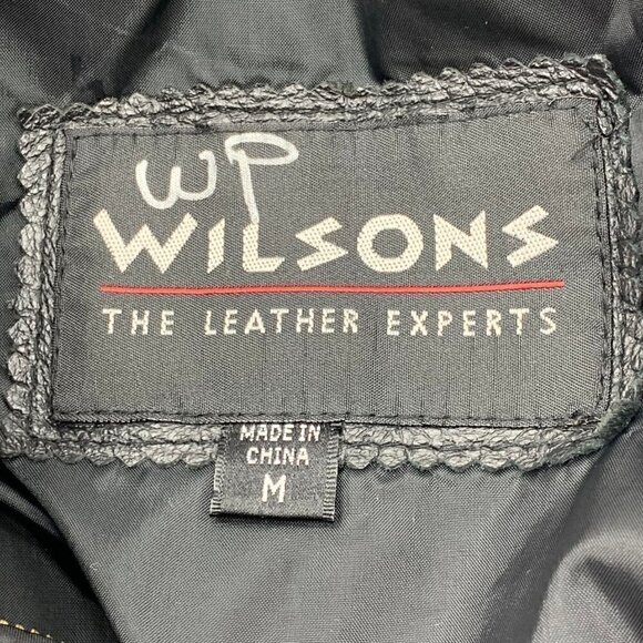 Wilsons Leather Black Leather Jacket - Picture 3 of 8